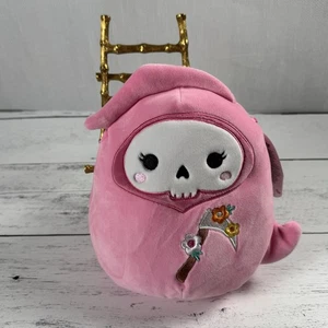 Squishmallows Halloween Persephone the Grim Reaper 7 Inch Floral Soft Plush New - Picture 1 of 5