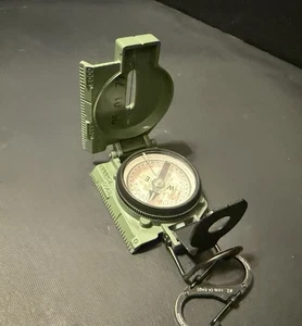 Cammenga Model 3H Tritium Lensatic Compass Olive Drab US Military Navigation - Picture 1 of 8