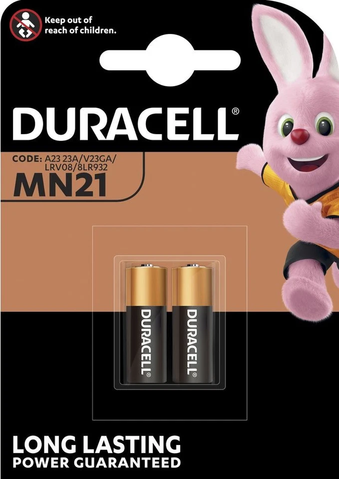 2 * DURACELL ALKALI PHOTO BATTERIE LR 23 A (MN21/23/A23/V23GA/LRV08/23A/23GA)NEU - Bild 1 von 1