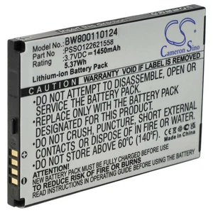 Akku für Honeywell Dolphin 6000 Scanner 1450mAh - Afbeelding 1 van 9