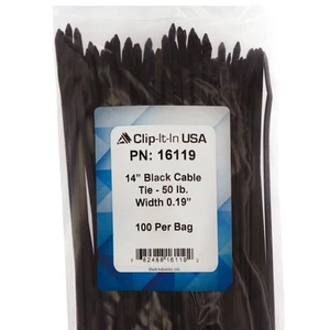Black Cable Tie - Foto 1 di 3