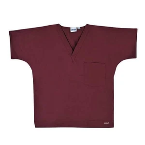 Landau Scrub Shirt,S,Wine,Unisex 7502RWPSM Landau 7502RWPSM S 708695000182 - Picture 1 of 1