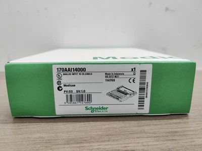 New In Box Schneider Modicon 170AAI14000 16CH Single Analog Input Module