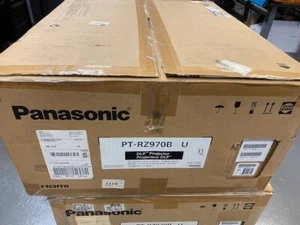 PANASONIC PT-RZ970B 10K DLP PROJECTOR 319 LIGHT TIME HRS! - Picture 1 of 19