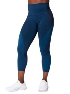 LNDR Women's Teal Launch Crop High Rise Leggings #SL844 NWT - Picture 1 of 2