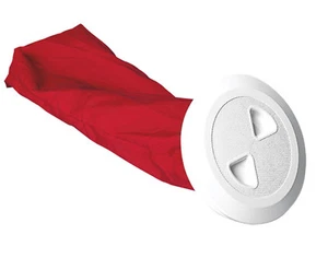 Escotilla impermeable redonda de plástico blanco con bolsa de almacenamiento extraíble - bote / yate - Imagen 1 de 1