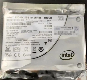 Intel 480GB SSD DC S3510 Series  2.5" SSDS2BB400G6P VK0480GEYJR E139761 Genuine - Picture 1 of 3