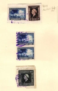 DUTCH EAST INDIES Postmarks{3} Boxed *BALIKPAPAN* & Circular SEMARANG 1946 DL141 - Picture 1 of 4