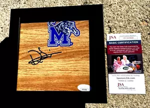 DAVID JONES Memphis SIGNED & FRAMED Floor JSA COA Tigers Basketball - Picture 1 of 2
