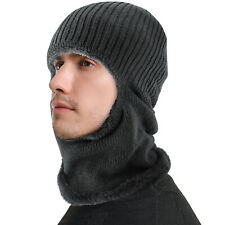Men Winter Fleece Thermal Balaclava Face Ski Mask Cold Weather Hood Cover Warmer