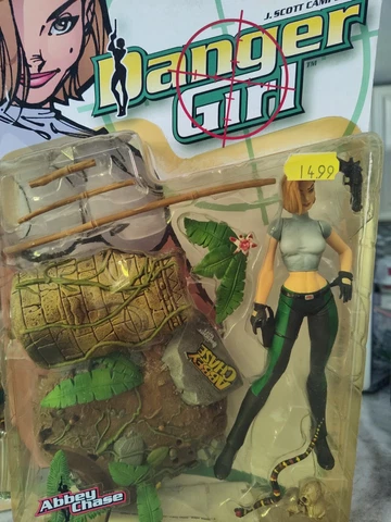 J. Scott Campbell's Danger Girl Abbey Chase 1999 McFarlane Toys Action Figure Cover