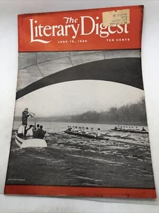 Vintage The Literary Digest Magazine June 15, 1935 - Picture 1 of 4