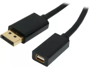 StarTech 3ft DisplayPort to Mini DisplayPort 4K 1.2 Video Cable Adapter M/F - Picture 1 of 1
