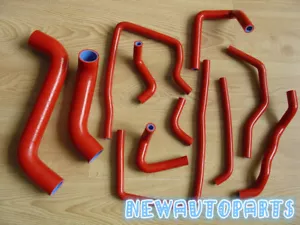 RED Silicone Radiator Hose For 00-07 Subaru IMPREZA WRX GDA/GGA;STi GDB/GGB EJ20 - Picture 1 of 6