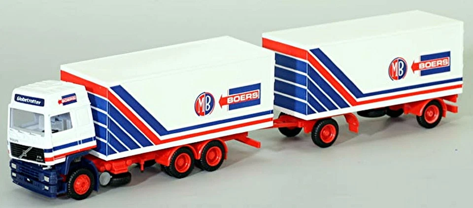 Volvo F16 Globetrotter Rimorchio MB Boers 1:87 AWM 5332.1 - Immagine 1 di 1