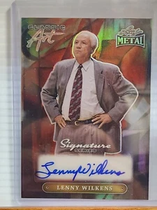 Lenny Wilkens 2024 Leaf Metal Signature PRISMATIC CA-LW1 card #’d 1/1 - Picture 1 of 6