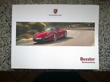 Manuale uso/Betriebsanleitung Porsche Boxster 981