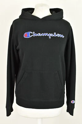 CAMPION Black Hoodie size XL Boys Pullover Sportswear Outdoors Outerwear - Image 1 of 4