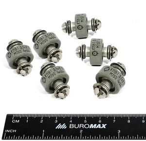 8pcs Doorknob Capacitor 33pF 3.5kV 4kVAR High Voltage Ceramic K15Y-1 USSR NOS - Picture 1 of 3