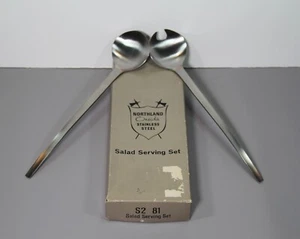 One Northland Satin Stainless Steel Salad Serving Set S2 81 - Oneida - Picture 1 of 5