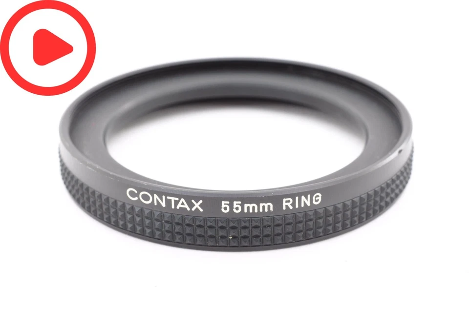 Contax Genuine 55mm Adapter Ring For Metal Hood No.3 / 4 Vintage Japan [Exc+3] - Image 1 of 4