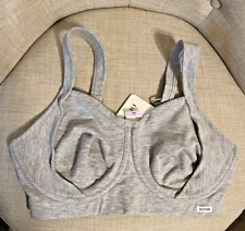 Cotton Yoga Gray Sports Bras for sale