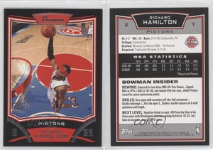 2008-09 Bowman Draft Picks & Stars Richard Hamilton #7