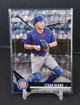 ETHAN HEARN 2021 TOPPS BOWMAN PLATINUM ICE FOIL  TOP PROSPECT # TOP-35 - Image 1 of 2
