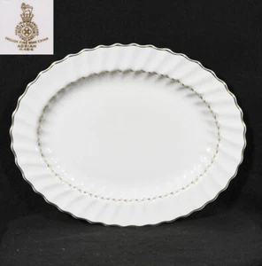 Royal Doulton Adrian Oval Platter Gold Trim 13 1/2"x10 1/2" - Picture 1 of 4
