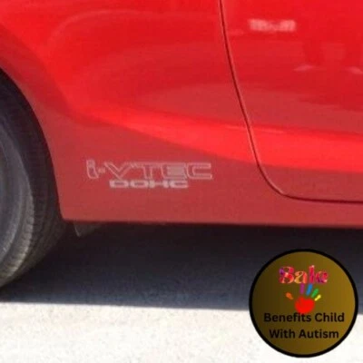 I-vtech dohc honda calcomanías pegatinas juego de 2 civiccord prelude crx si acura jdm Foto 1 de 4