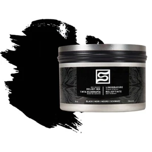 Speedball Professional Relief Ink in 8 oz Can, Black, Oil based - Picture 1 of 3