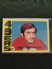 1972 Topps Football Card Doug Cunningham, High Number #311, EX