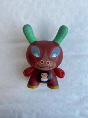 3" KIDROBOT DUNNY FERALS MINI SERIES 2015 KRAMPUS AMANDA VISELL VINYL FIGURE - Image 1 of 3