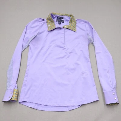 Camisa Essex Classics Talent Yarn Damas Pequeña Espectáculo Ecuestre Doma Púrpura Foto 1 de 4