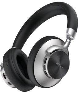NUKied ANC A999 Wireless Over Ear Headphones Silver 50H Bluetooth Microphone - Picture 1 of 6