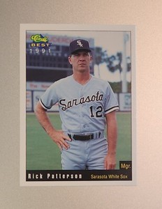 1991 CLASSIC BEST SARASOTA WHITE SOX RICK PATTERSON #27