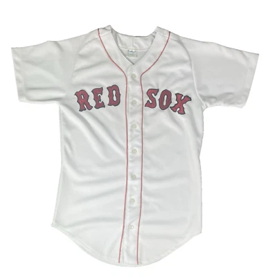 Vintage 80s Boston Red Sox Jersey Mens Large #6 Pro Knit MLB White - Image 1 of 4