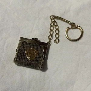 1950s/60s Mini Gold Mesh Coin/Pill Purse Keychain Vintage Florida Souvenir - Picture 1 of 7