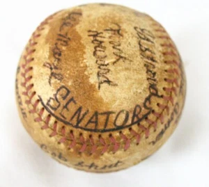 1970? Hall of Fame Baseball Washington Senators Ball - Picture 1 of 15