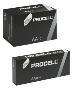 Duracell AA AAA Batteries Now PROCELL Industrial Alkaline MN1500 LR6 Long Expiry