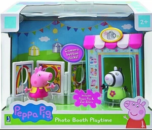 PEPPA PIG Zoe Zebra Photo Booth Playtime Play Set - New - Picture 1 of 3