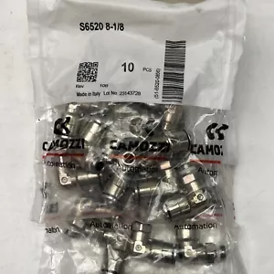 20pcs S6520 8-1/8 Camozzi Push in fitting-swivel elbow-8mm tube-1/8 thread - Picture 1 of 5