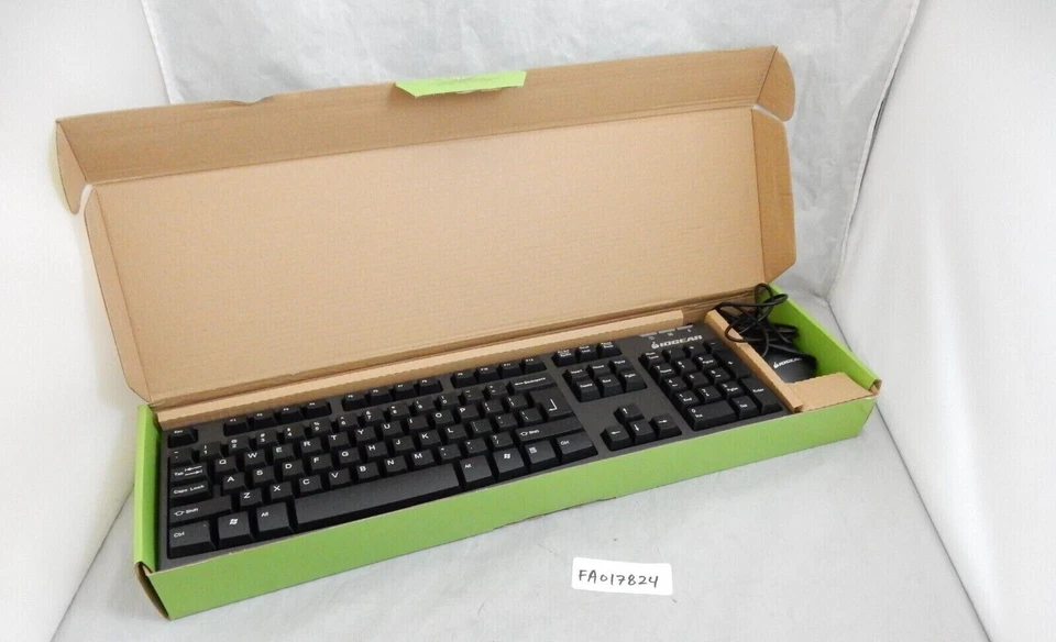 IOGEAR Spill-Resistant Keyboard and Mouse Combo, Black GKM513 - Image 1 of 4