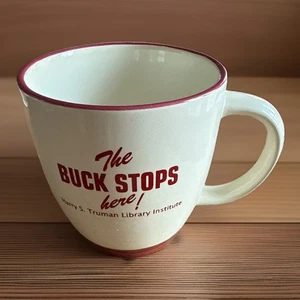 Vintage Harry S Truman Library Institute “The Buck Stops Here!” Coffee Mug - Picture 1 of 5