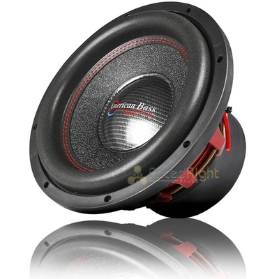 Competition 12" Subwoofer 3000 Watts Max Dual 4 Ohm American Bass Hawk 1244 - Image 1 of 4