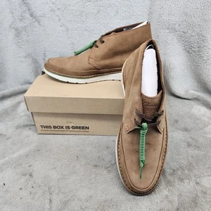Clarks Zapatos Hombres Talla 10.5 Bruno Top Taupe Nubuck Chukka Botas *NUEVAS CON ETIQUETAS* - Imagen 1 de 15