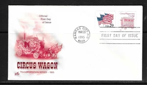 US SC # 2452D Circus Wagon FDC . Artcraft Cachet - Picture 1 of 1