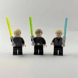 Luke Skywalker Lego Mini Figure Lot X3 Official Legos - Picture 1 of 2