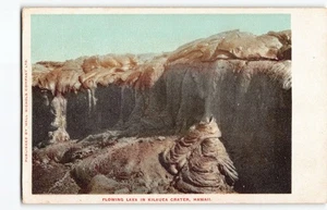 Marcos de fotos Volcán Kilauea UDB ~ 1905 Pared Nichols #00 ~ Postal de Hawai - L1 - Imagen 1 de 4