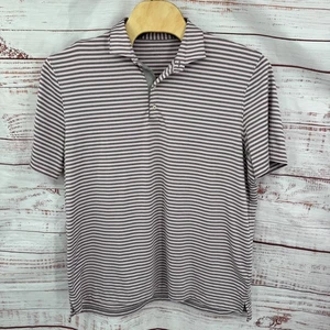 Camisa Polo Johnnie-O Para Hombres 2XL Rayas Manga Corta Informal Golf Atlética - Imagen 1 de 8